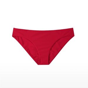 Red bikini bottom